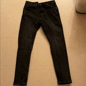Pull&Bear ASOS Faded Black Denim Jeans Men